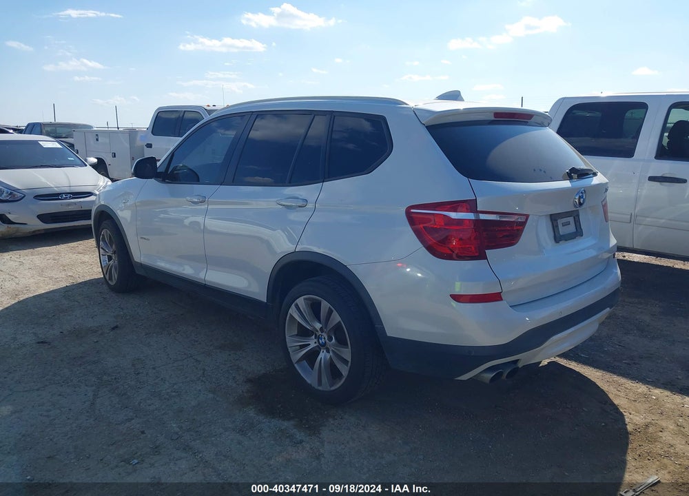 2016 BMW X3 XDRIVE28I VIN: 5UXWX9C51G0D77594
