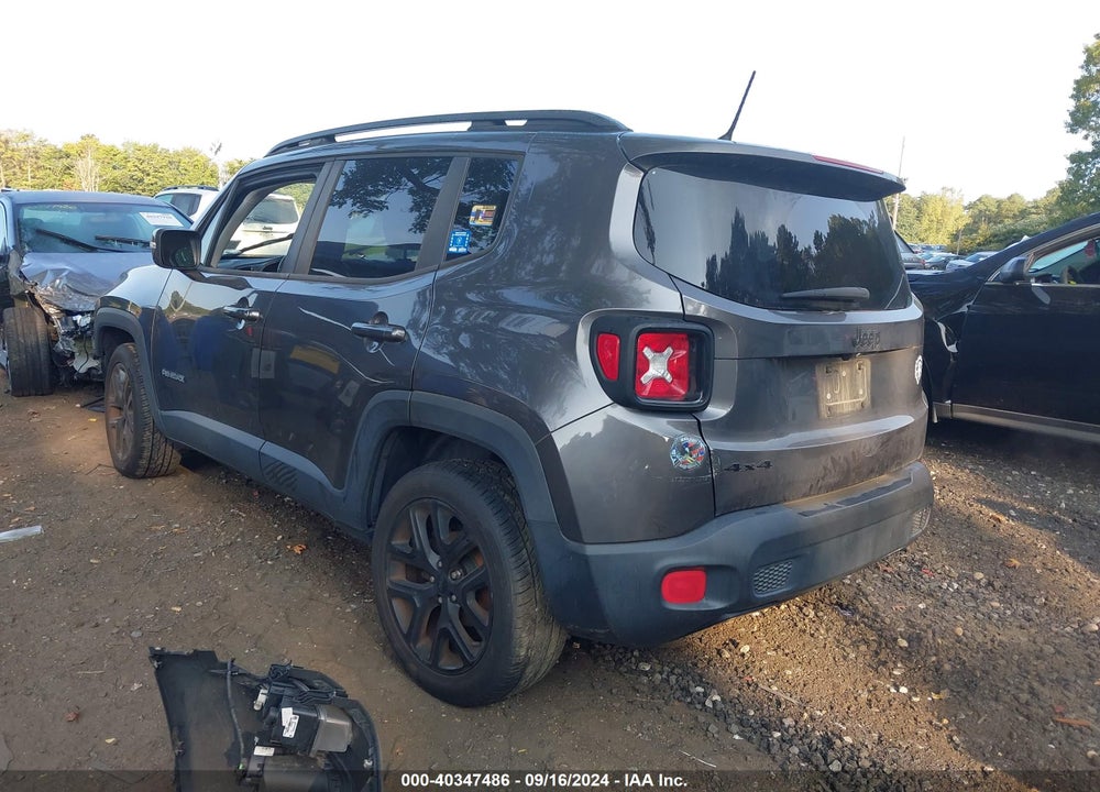 2017 JEEP RENEGADE ALTITUDE 4X4 VIN: ZACCJBBB6HPE72522