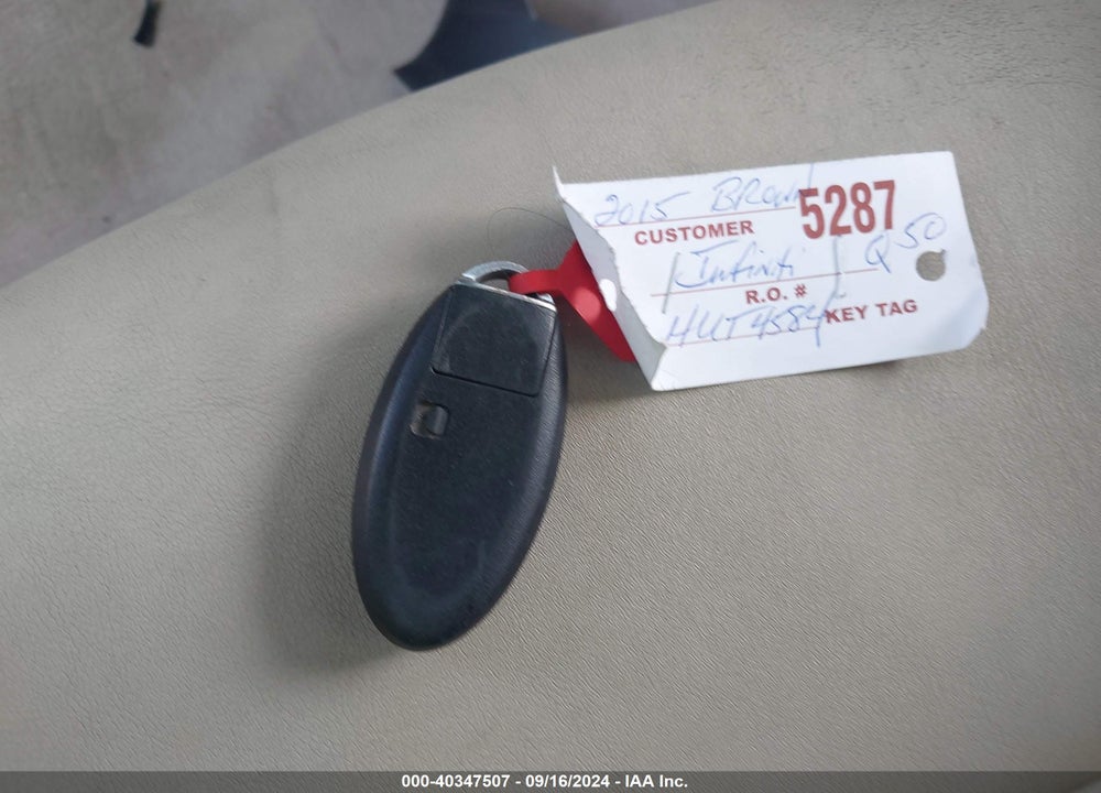 2015 INFINITI Q50 PREMIUM VIN: JN1BV7AR2FM410903