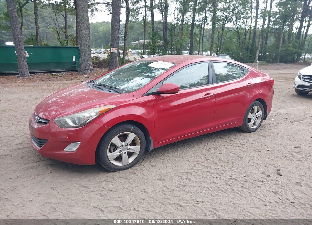 2013 HYUNDAI ELANTRA GLS VIN: KMHDH4AEXDU934642