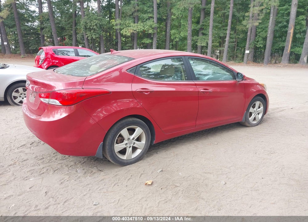2013 HYUNDAI ELANTRA GLS VIN: KMHDH4AEXDU934642