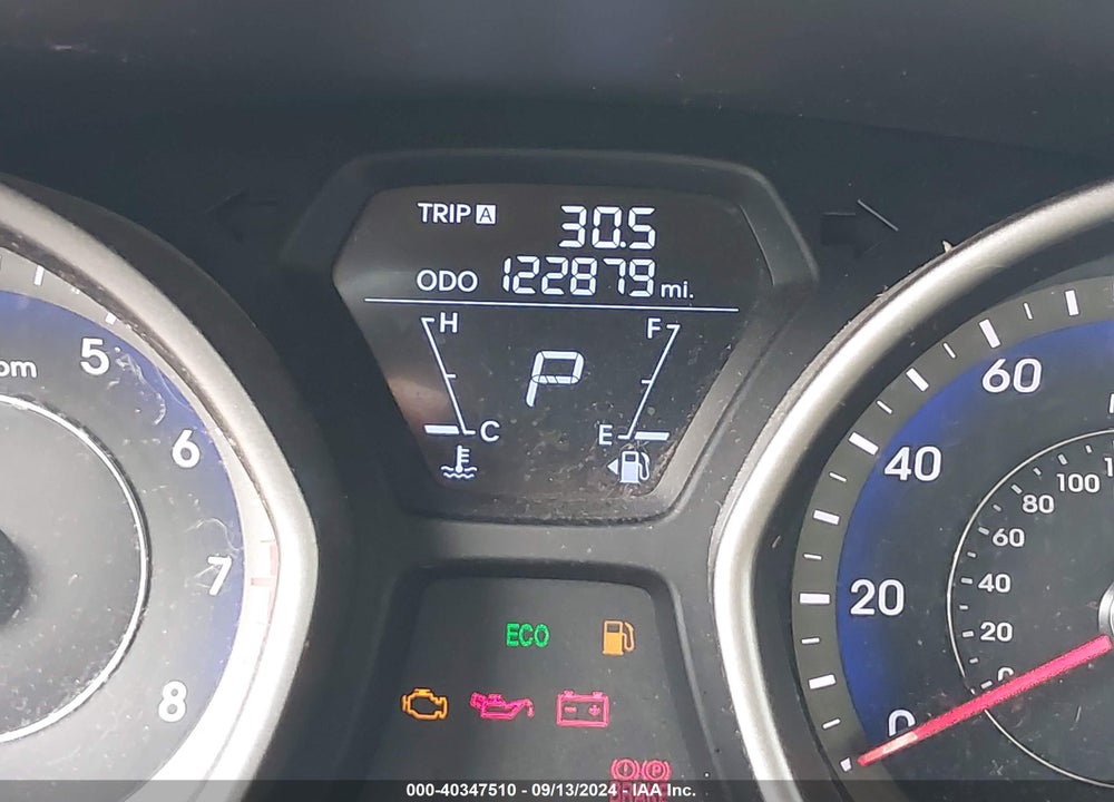 2013 HYUNDAI ELANTRA GLS VIN: KMHDH4AEXDU934642