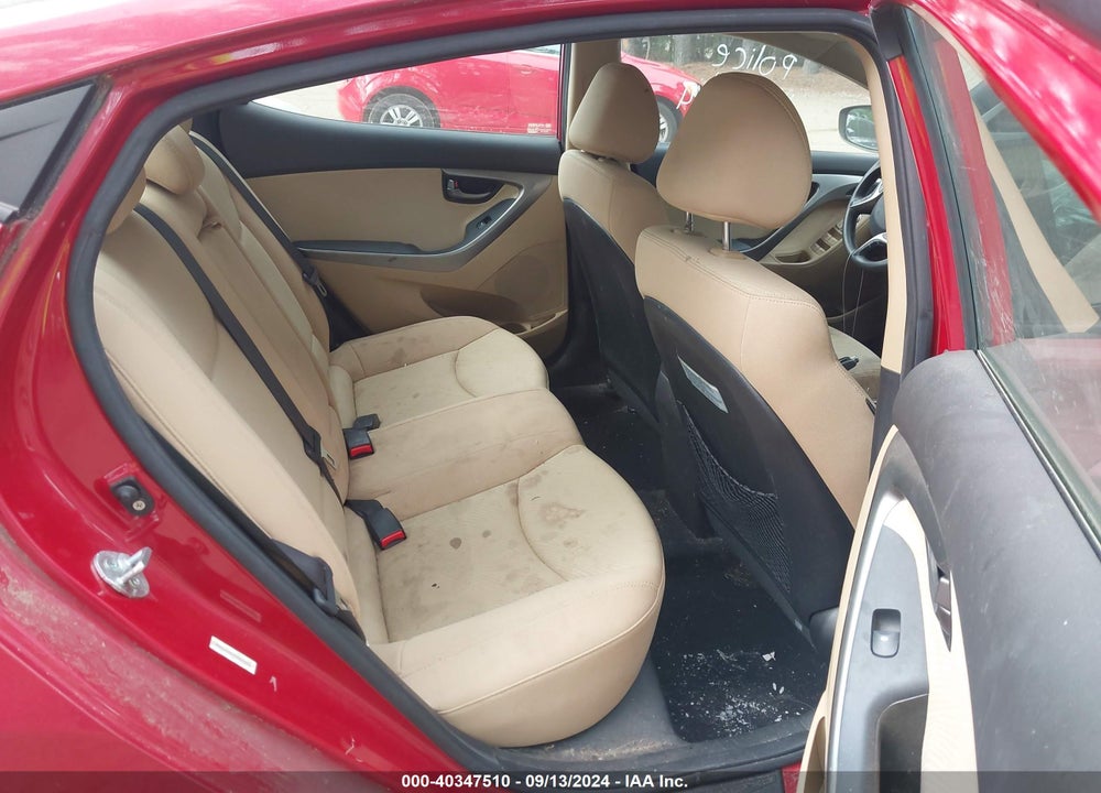 2013 HYUNDAI ELANTRA GLS VIN: KMHDH4AEXDU934642