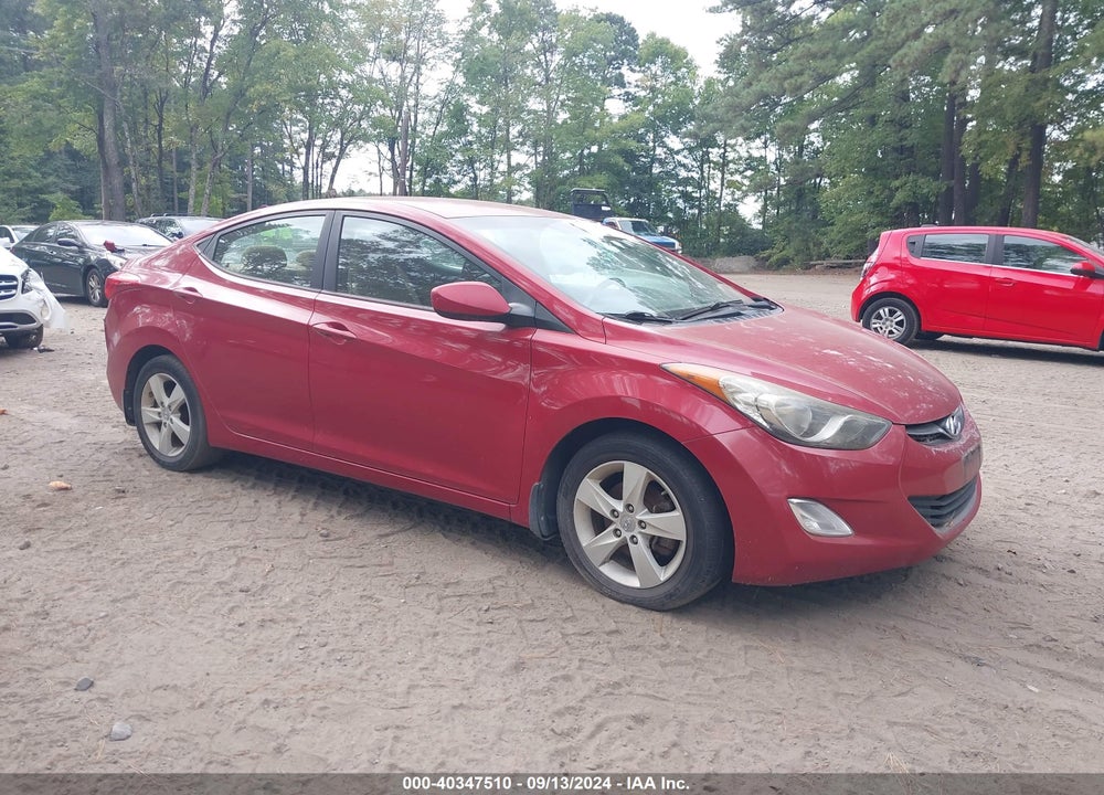 2013 HYUNDAI ELANTRA GLS VIN: KMHDH4AEXDU934642