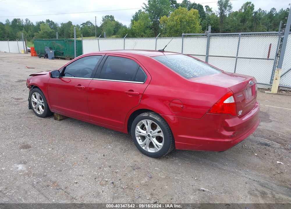 2012 FORD FUSION SE VIN: 3FAHP0HA8CR372675