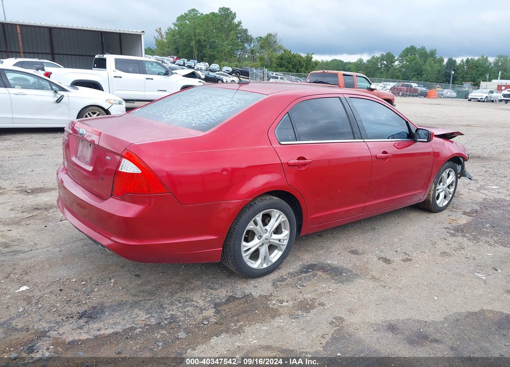 2012 FORD FUSION SE VIN: 3FAHP0HA8CR372675