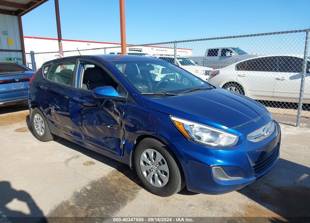 2017 HYUNDAI ACCENT SE VIN: KMHCT5AE5HU344726