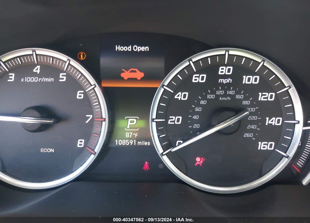 2015 ACURA TLX V6 TECH VIN: 19UUB2F58FA007891
