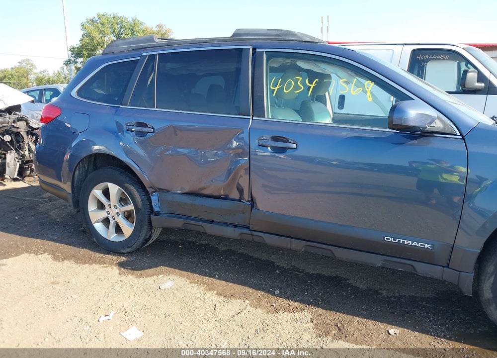 2013 SUBARU OUTBACK 2.5I LIMITED VIN: 4S4BRBKC2D3207474