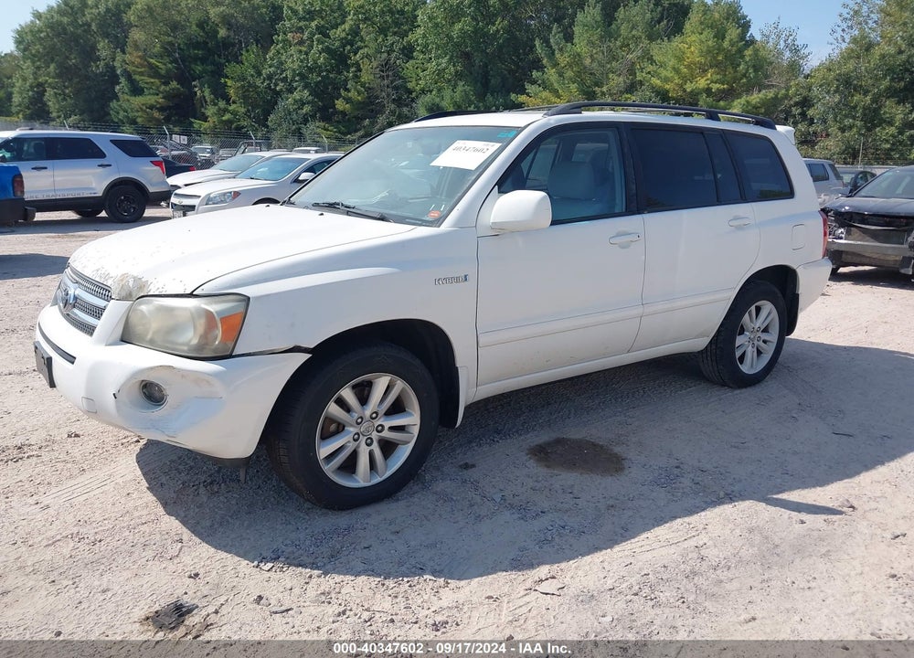 2006 TOYOTA HIGHLANDER HYBRID V6 VIN: JTEEW21A160021578