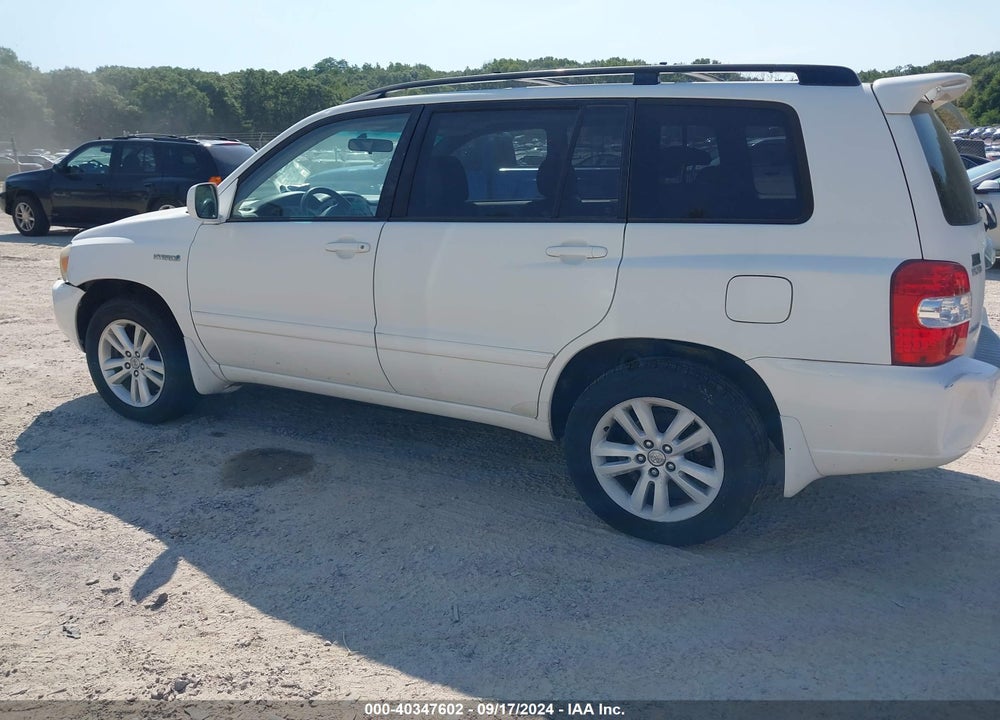 2006 TOYOTA HIGHLANDER HYBRID V6 VIN: JTEEW21A160021578