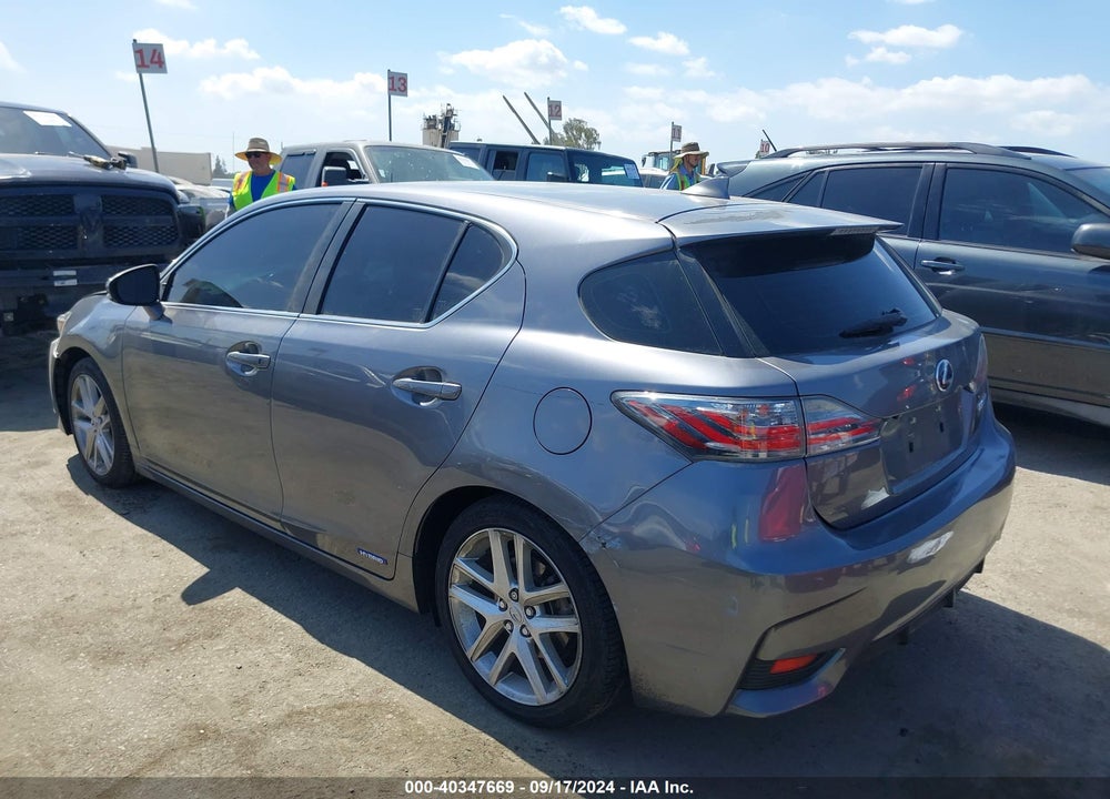2017 LEXUS CT 200H VIN: JTHKD5BH4H2293333