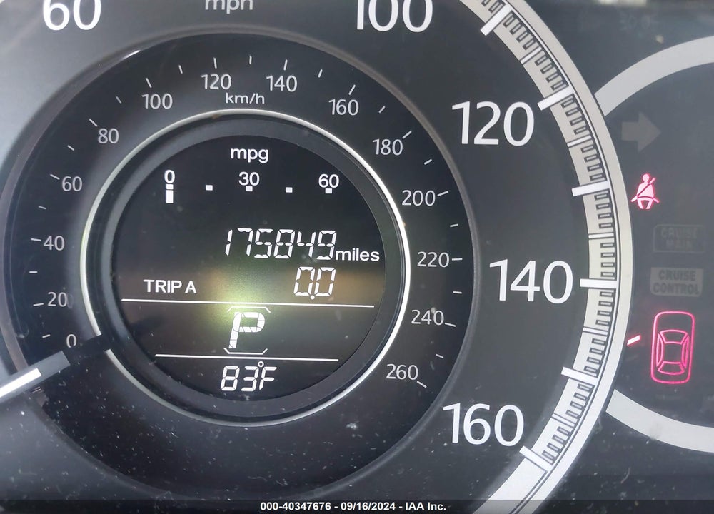 2014 HONDA ACCORD EX-L VIN: 1HGCR2F83EA096396