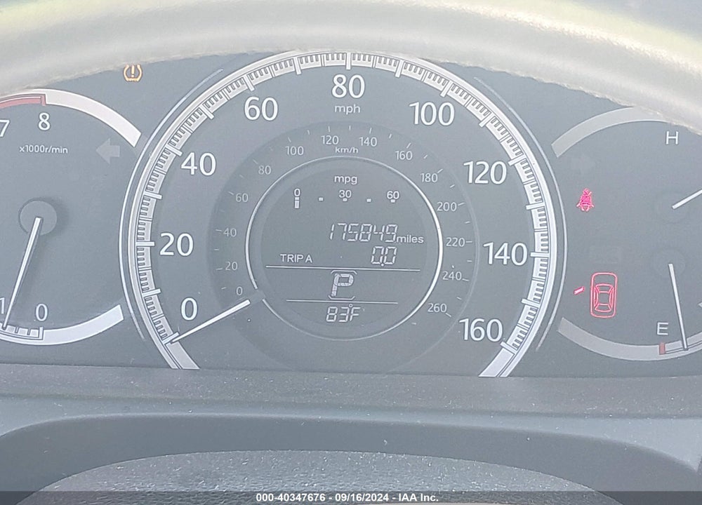 2014 HONDA ACCORD EX-L VIN: 1HGCR2F83EA096396