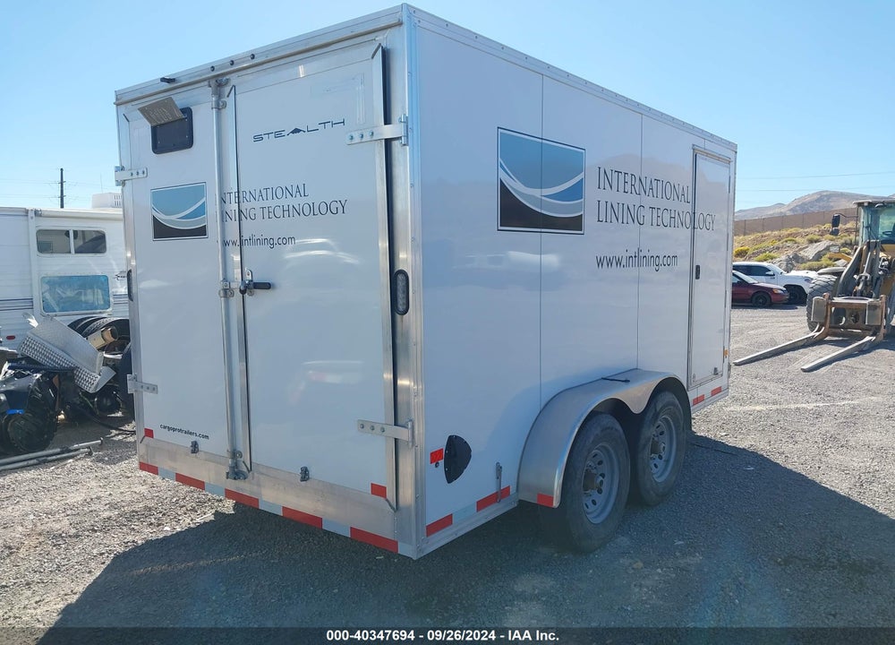 2023 TRAILER ALCOM 14' ENCLOSED CARGO VIN: 5WFBE1424PB041671