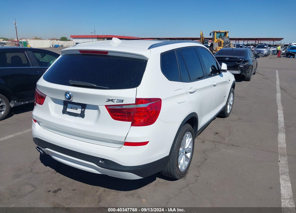 2017 BMW X3 SDRIVE28I VIN: 5UXWZ7C50H0V85995