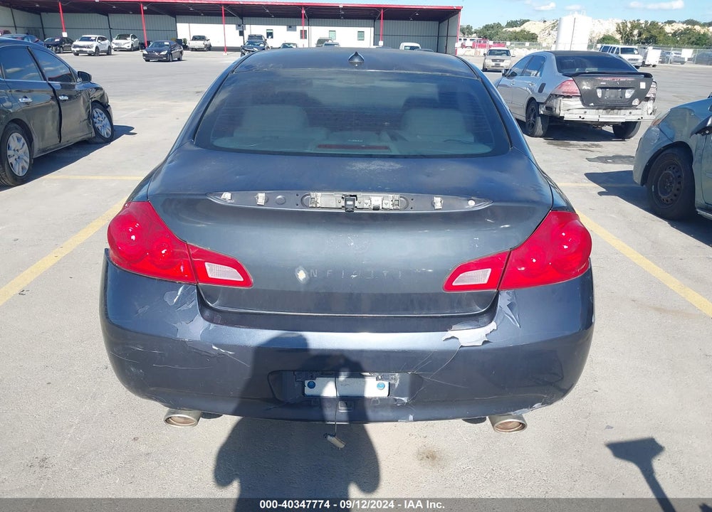 2008 INFINITI G35 JOURNEY VIN: JNKBV61E78M202943