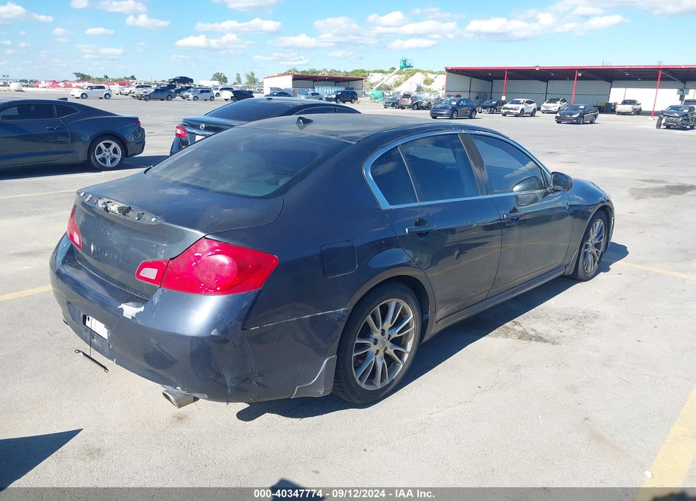 2008 INFINITI G35 JOURNEY VIN: JNKBV61E78M202943