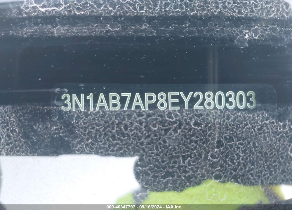 2014 NISSAN SENTRA SR VIN: 3N1AB7AP8EY280303