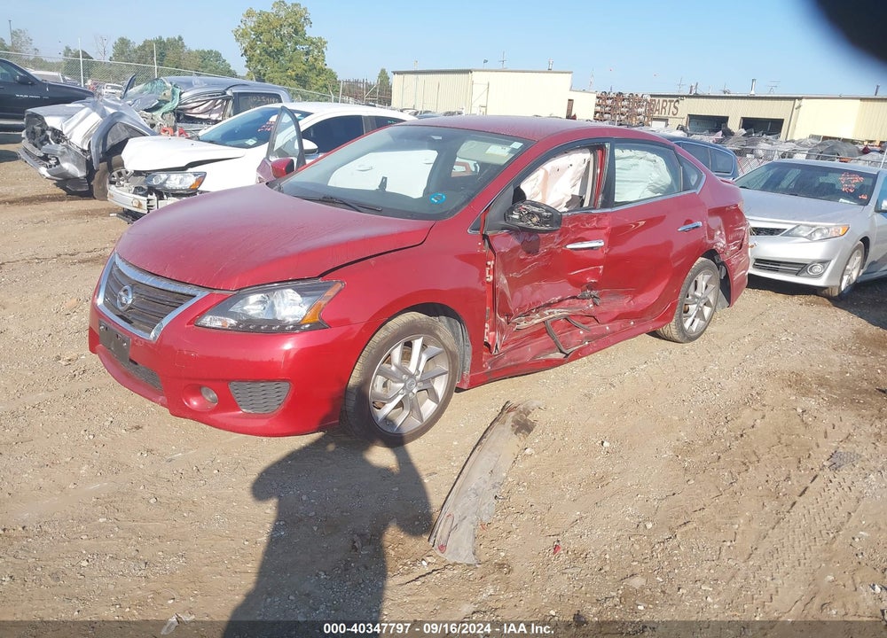 2014 NISSAN SENTRA SR VIN: 3N1AB7AP8EY280303