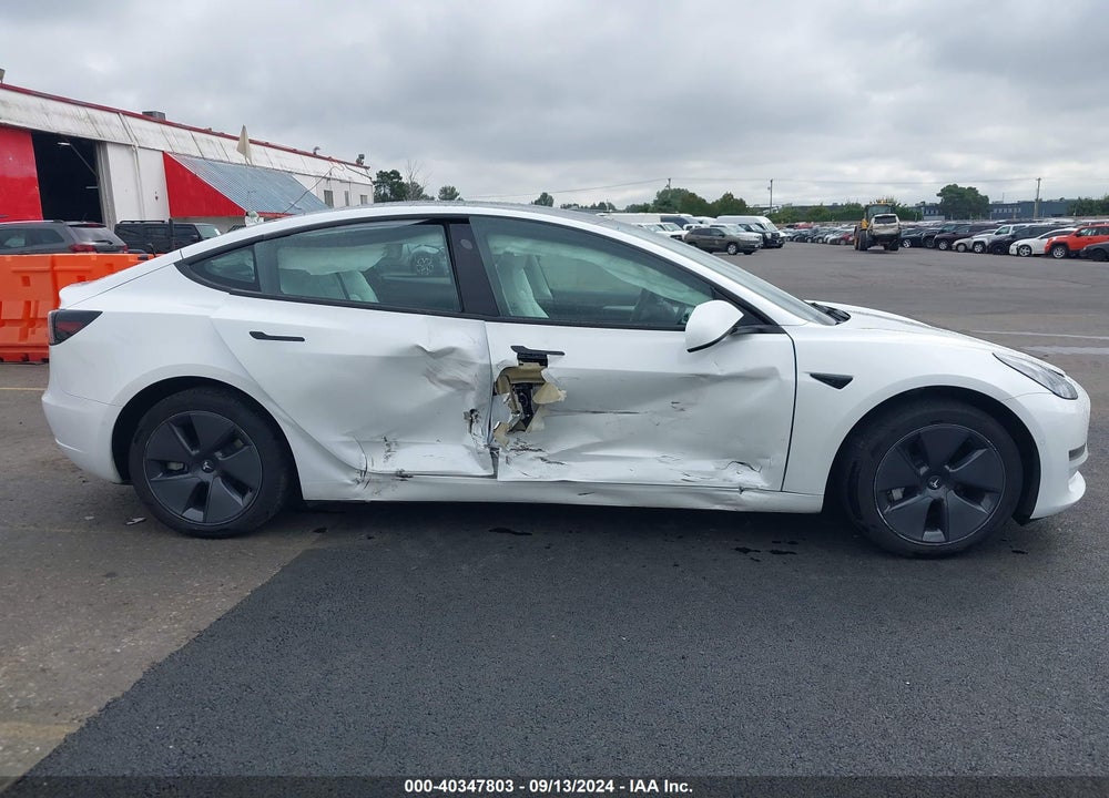 2022 TESLA MODEL 3 LONG RANGE DUAL MOTOR ALL-WHEEL DRIVE VIN: 5YJ3E1EB9NF348208
