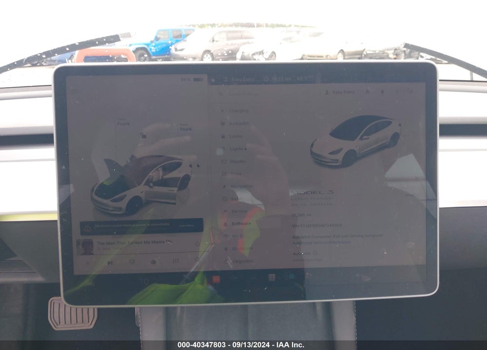 2022 TESLA MODEL 3 LONG RANGE DUAL MOTOR ALL-WHEEL DRIVE VIN: 5YJ3E1EB9NF348208