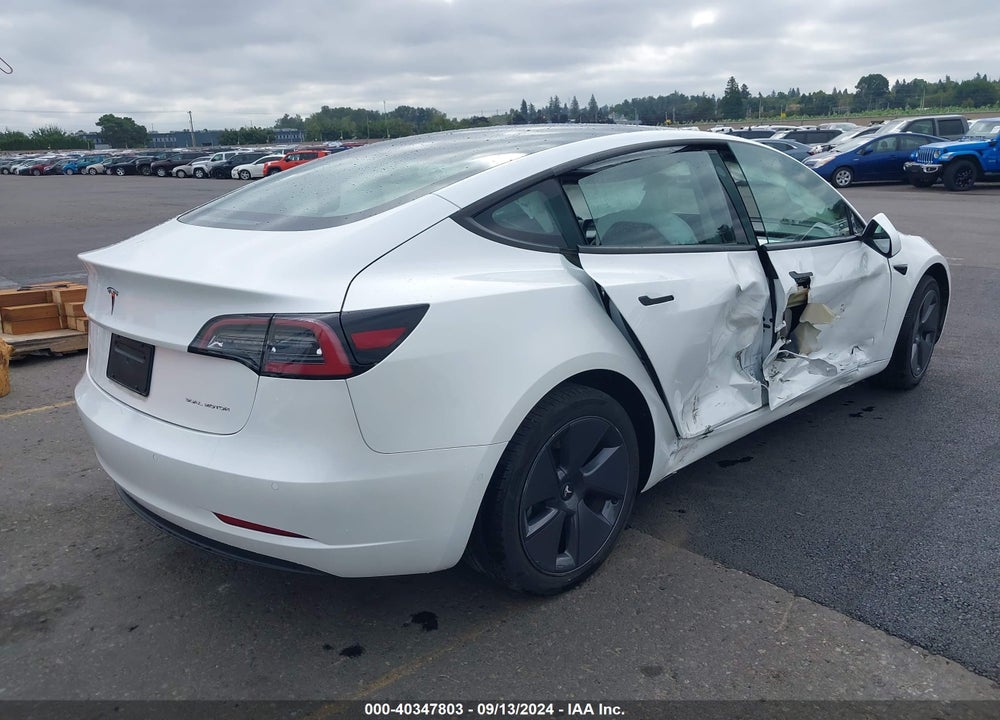 2022 TESLA MODEL 3 LONG RANGE DUAL MOTOR ALL-WHEEL DRIVE VIN: 5YJ3E1EB9NF348208