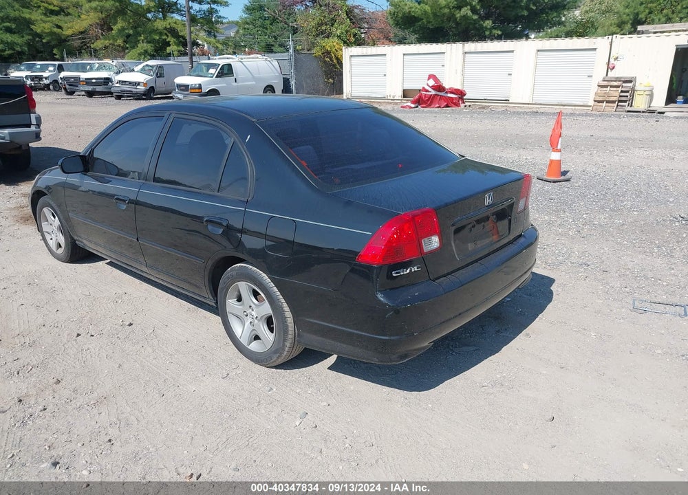 2005 HONDA CIVIC EX VIN: 2HGES26725H552054