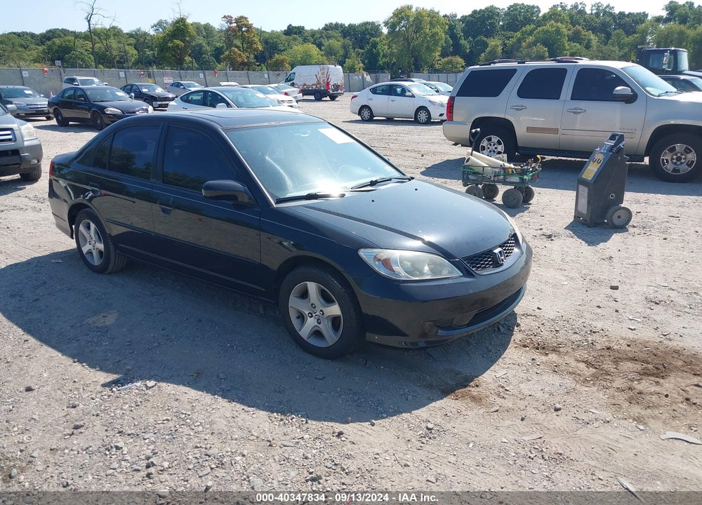 2005 HONDA CIVIC EX VIN: 2HGES26725H552054