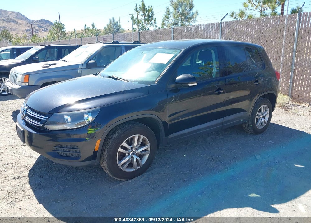 2013 VOLKSWAGEN TIGUAN S VIN: WVGBV3AX1DW619776