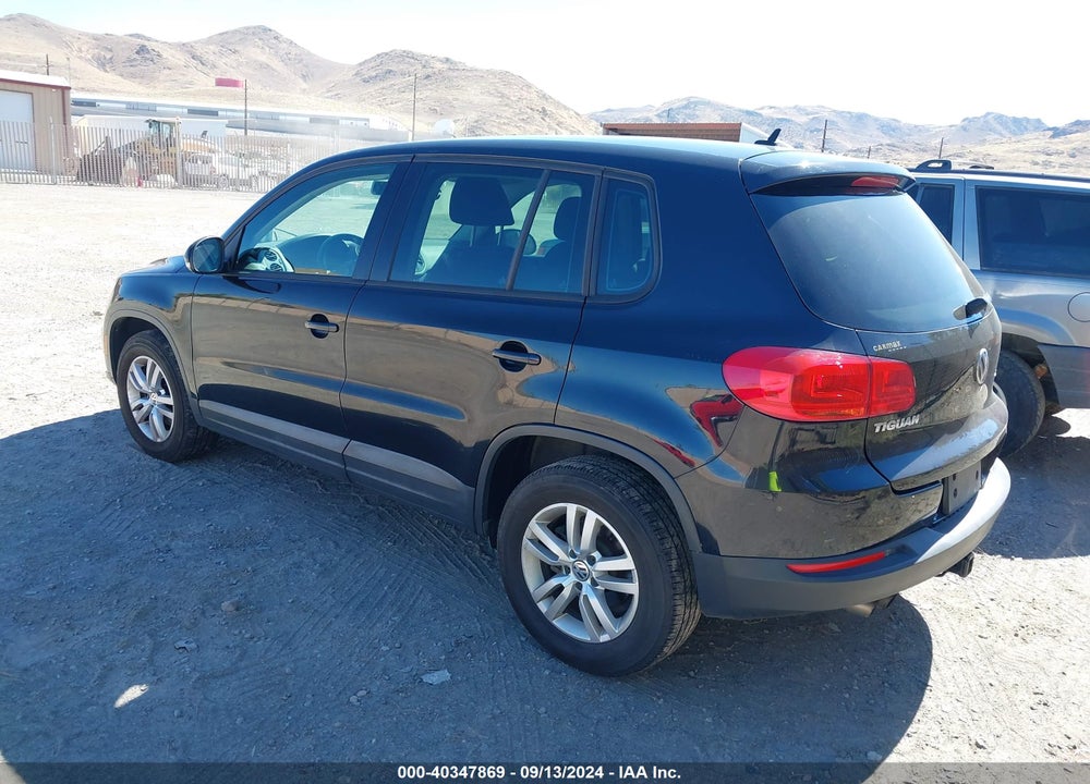 2013 VOLKSWAGEN TIGUAN S VIN: WVGBV3AX1DW619776