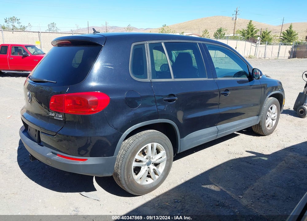 2013 VOLKSWAGEN TIGUAN S VIN: WVGBV3AX1DW619776