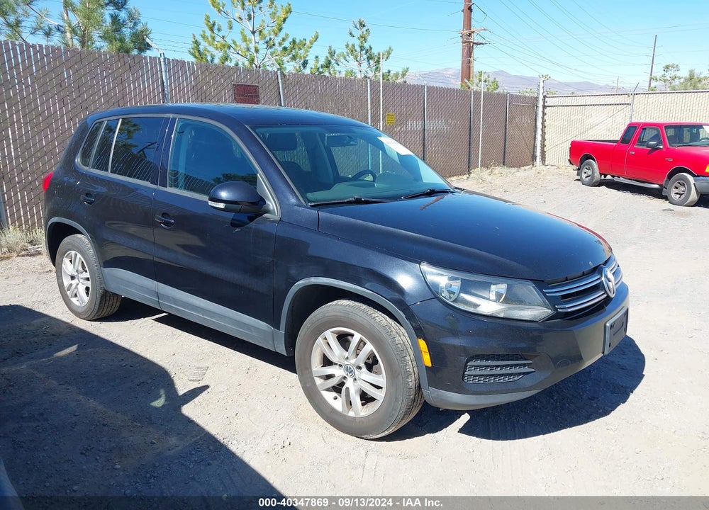 2013 VOLKSWAGEN TIGUAN S VIN: WVGBV3AX1DW619776