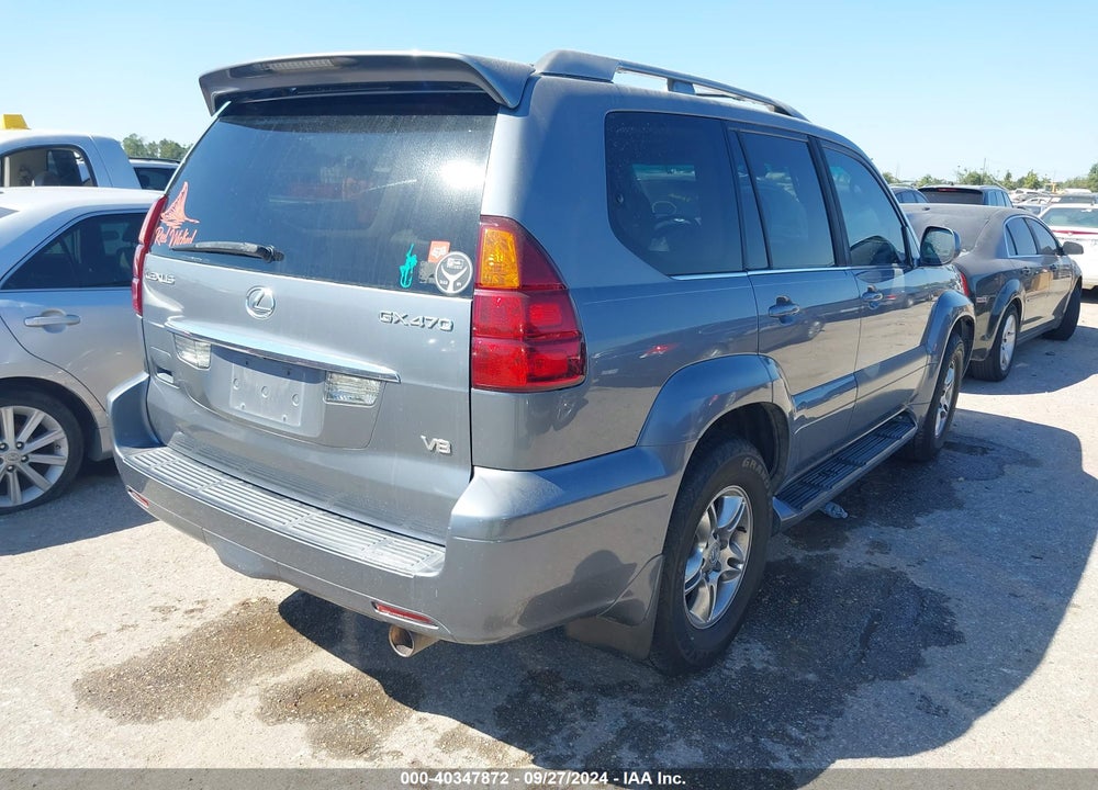 2005 LEXUS GX 470 VIN: JTJBT20X450092937