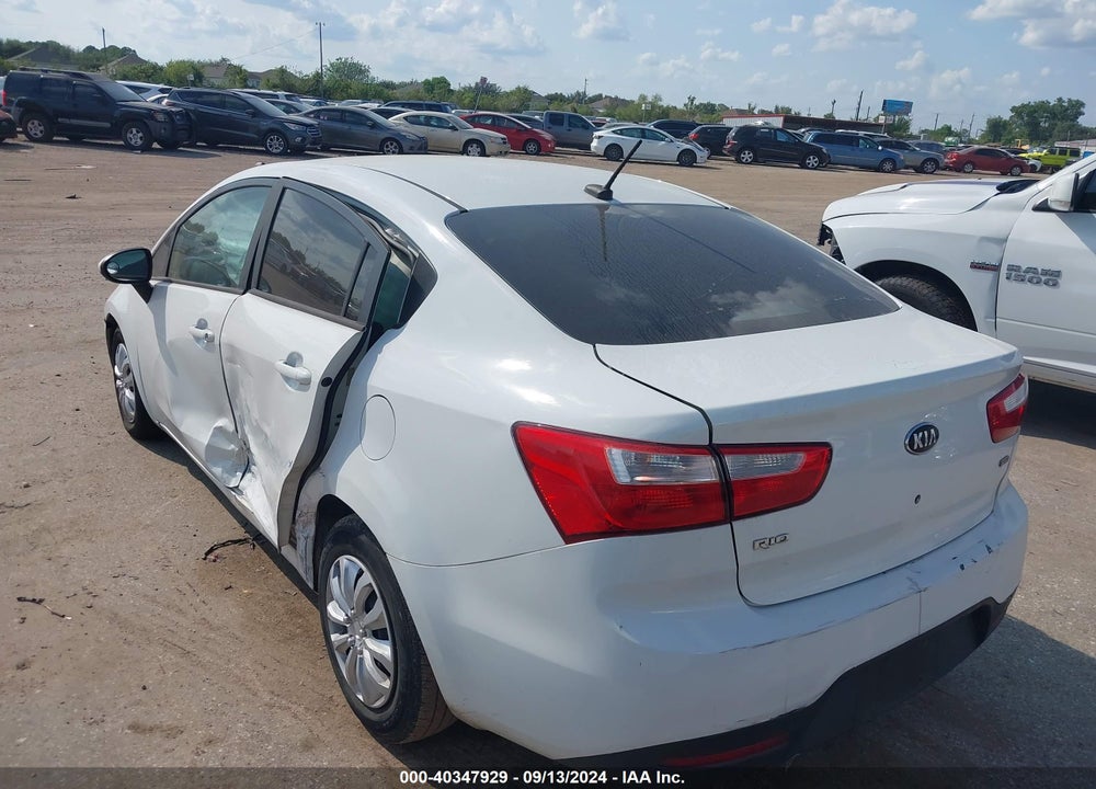 2014 KIA RIO LX VIN: KNADM4A38E6406423
