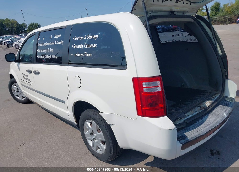 2009 DODGE GRAND CARAVAN CV VIN: 2D4HN11E79R618801