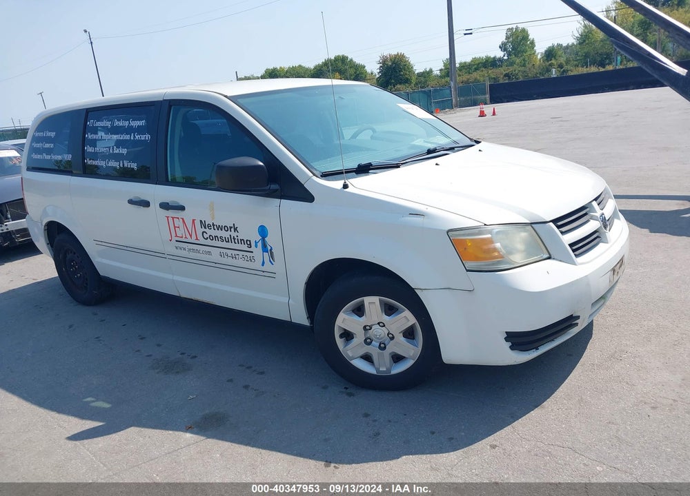 2009 DODGE GRAND CARAVAN CV VIN: 2D4HN11E79R618801