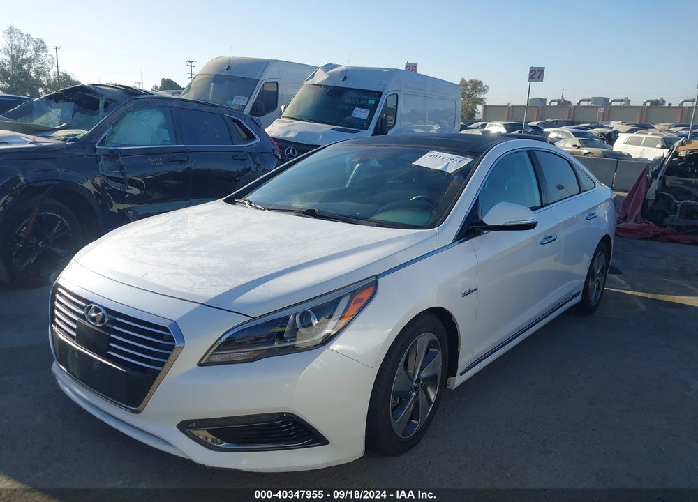 2016 HYUNDAI SONATA HYBRID LIMITED VIN: KMHE34L11GA031413