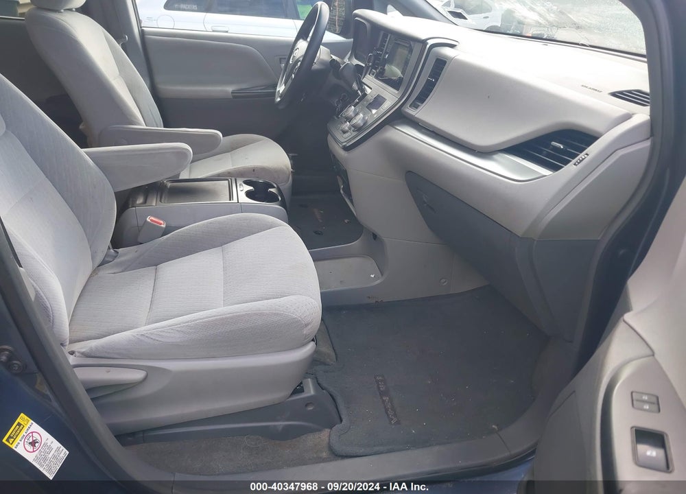2016 TOYOTA SIENNA LE 8 PASSENGER VIN: 5TDKK3DC7GS749510