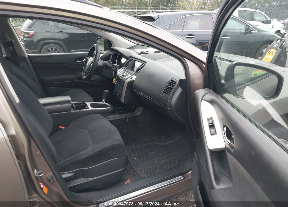 2009 NISSAN MURANO S VIN: JN8AZ18W39W112119
