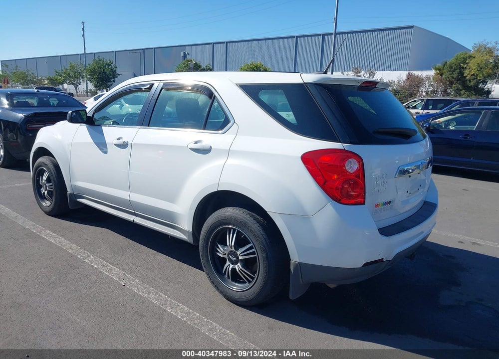 2013 CHEVROLET EQUINOX LS VIN: 1GNALBEKXDZ113352