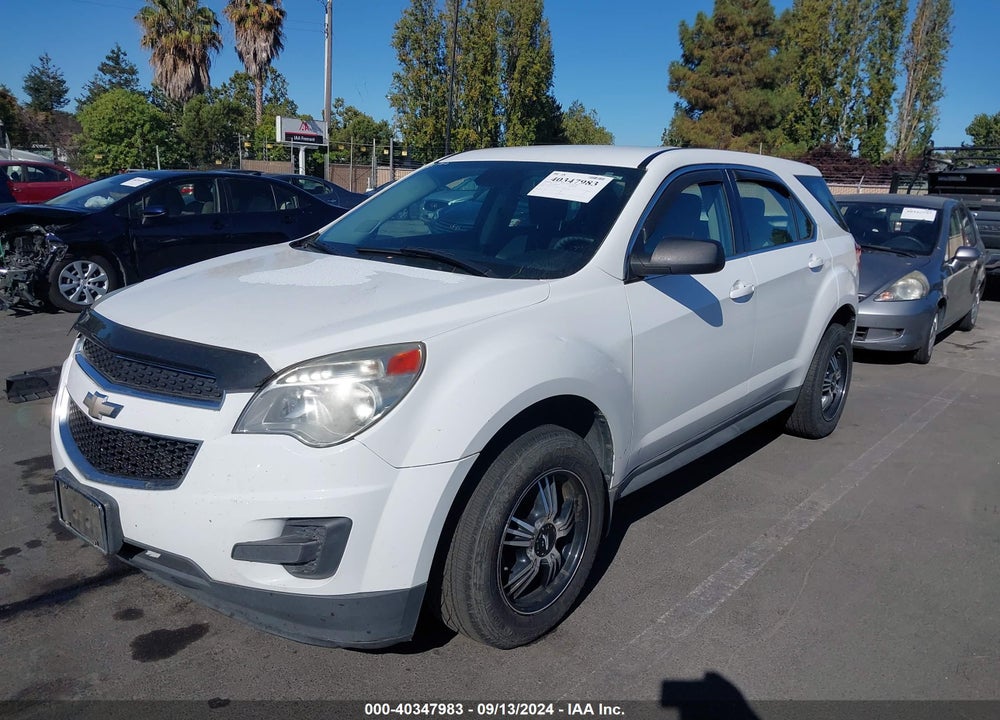 2013 CHEVROLET EQUINOX LS VIN: 1GNALBEKXDZ113352