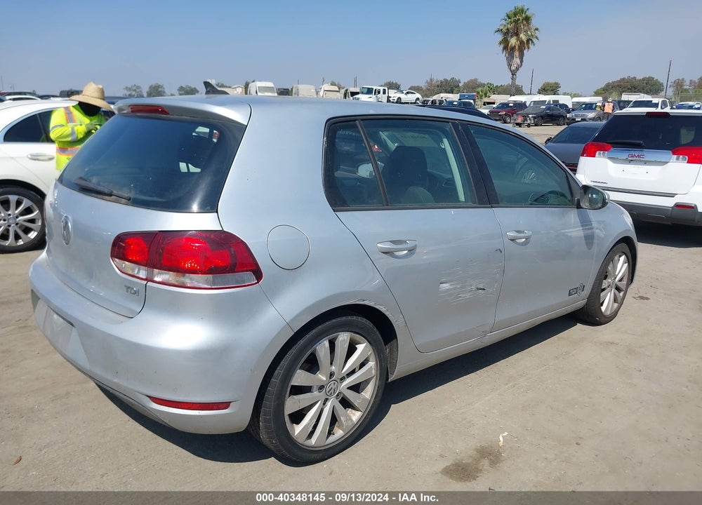 2012 VOLKSWAGEN GOLF TDI 4-DOOR VIN: WVWDM7AJ7CW339121