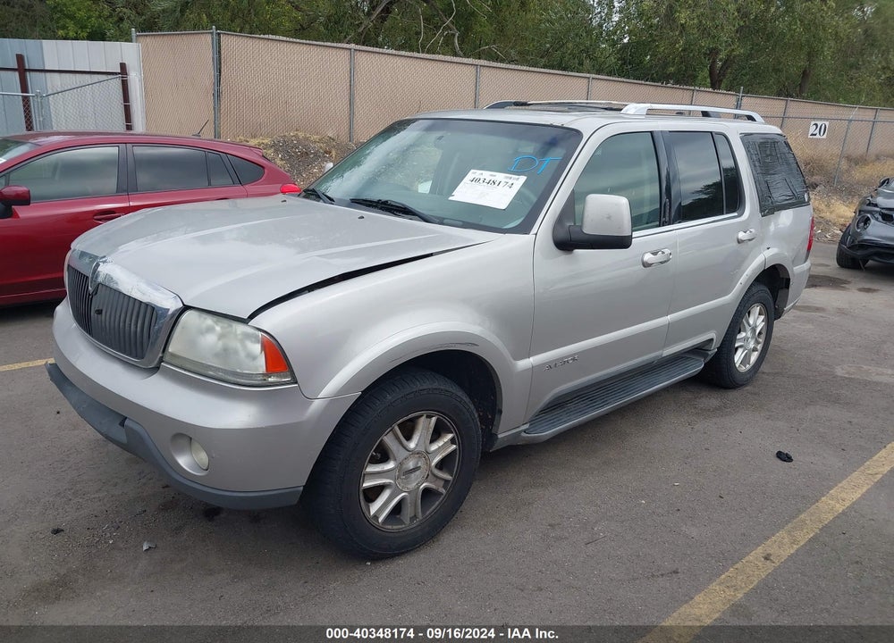 2004 LINCOLN AVIATOR VIN: 5LMEU88H64ZJ28224
