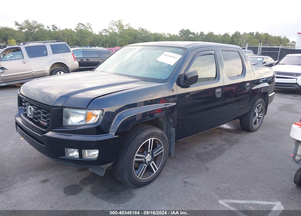 2013 HONDA RIDGELINE SPORT VIN: 5FPYK1F79DB001623