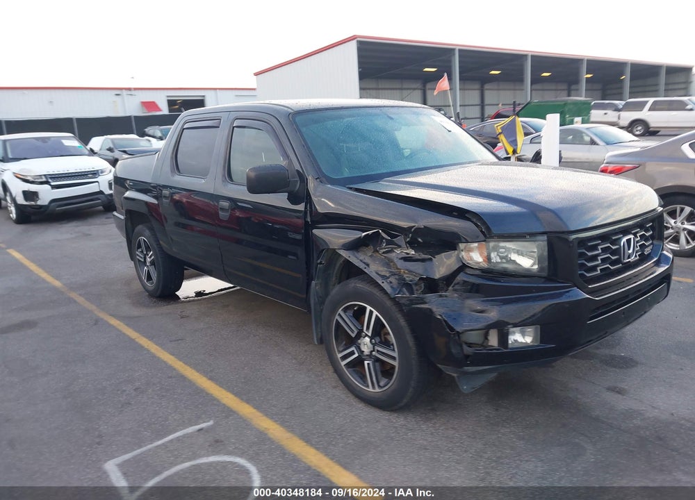 2013 HONDA RIDGELINE SPORT VIN: 5FPYK1F79DB001623