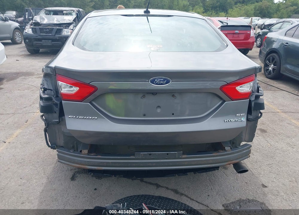 2013 FORD FUSION HYBRID SE VIN: 3FA6P0LU0DR237376