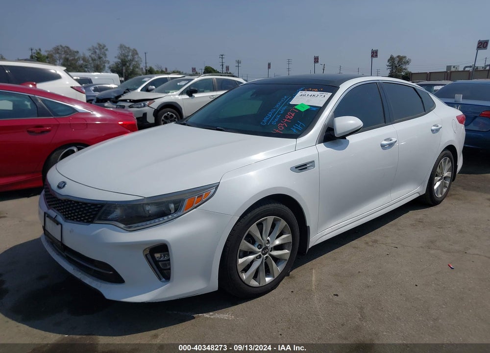 2018 KIA OPTIMA EX VIN: 5XXGU4L35JG205698