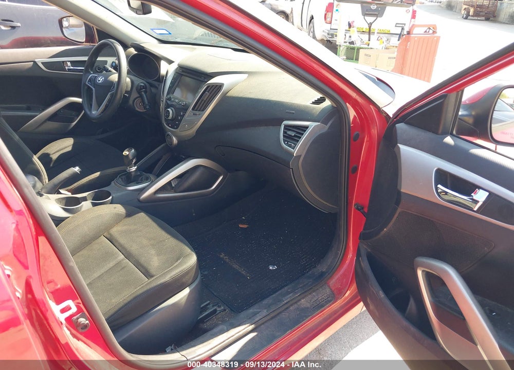 2014 HYUNDAI VELOSTER BASE W/BLACK VIN: KMHTC6AD2EU213679
