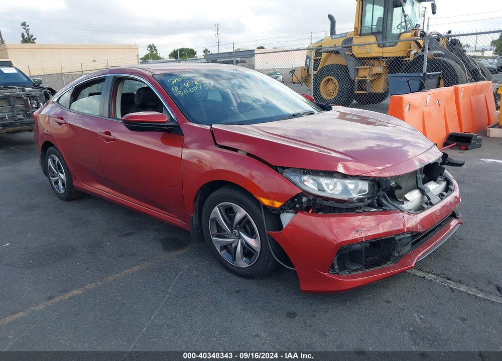 2019 HONDA CIVIC VIN: 2HGFC2F68KH548501